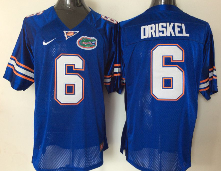 NCAA Men Florida Gators Blue #6 driskel->ncaa teams->NCAA Jersey